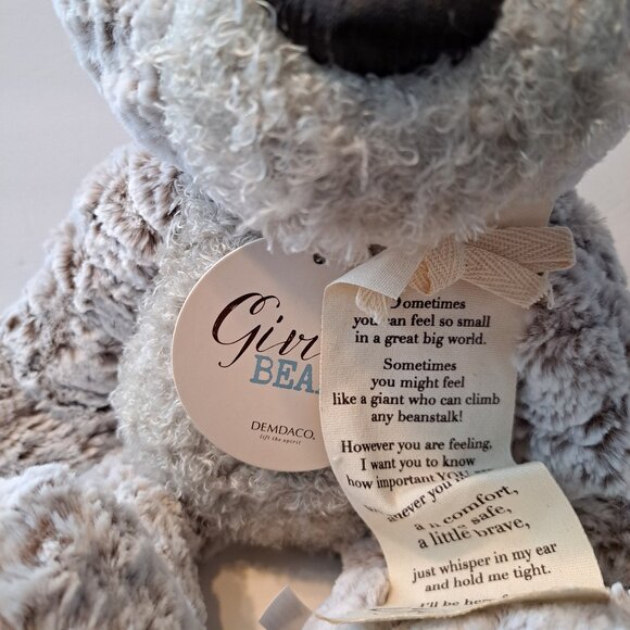 Demdaco Giving Teddy Bear Lift The Spirit Plush Stuffed Animal 17" - Picture 15 of 16